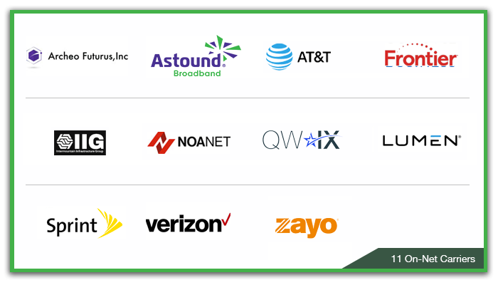 On-net carriers at H5 Quincy Data Center